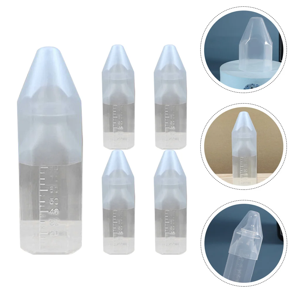 5Pcs Disposable Milk Bottle Standard Mouth Infants Feeding Bottles Once Off Nursing Baby Storage Travel Portable