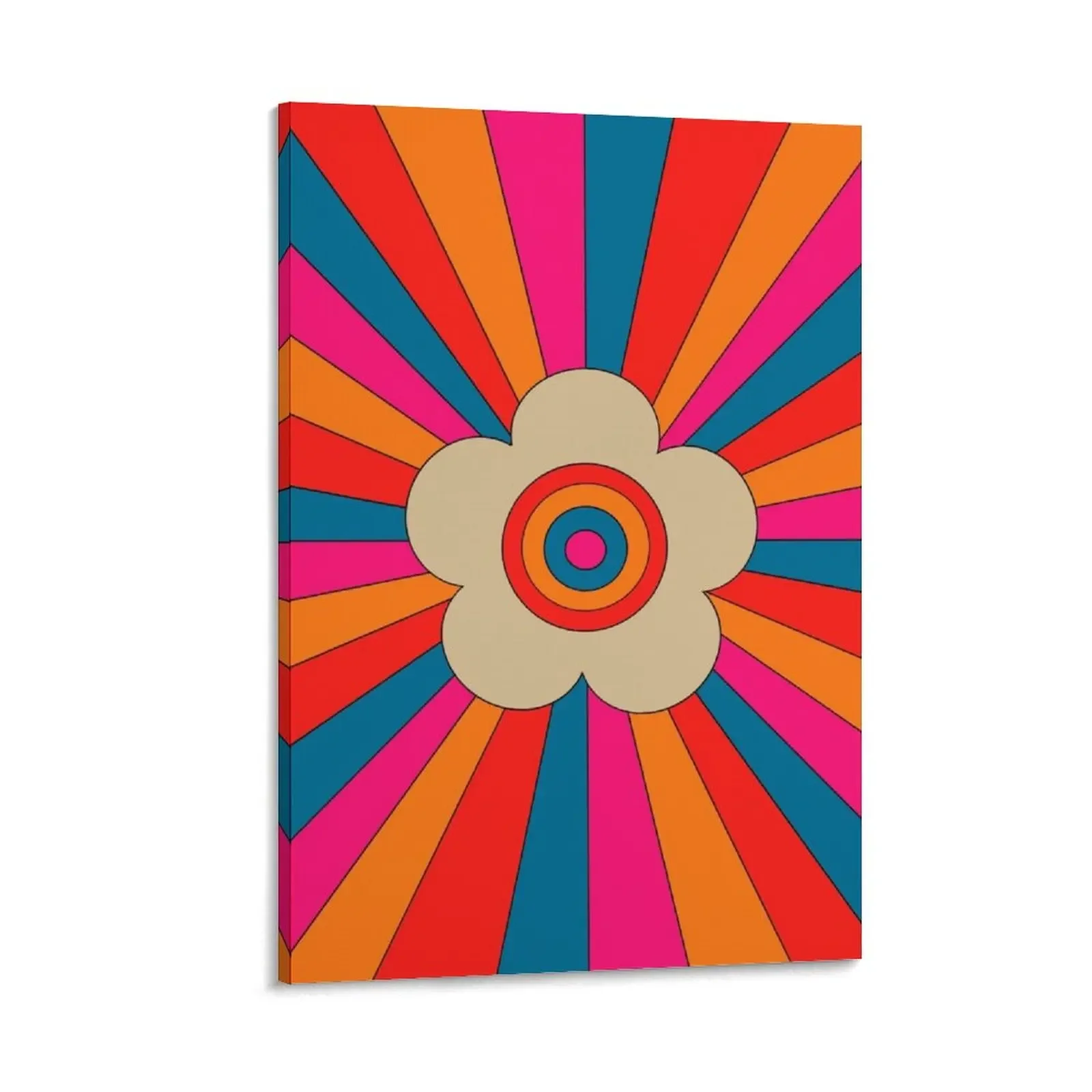 

Flower power Canvas Painting art Decorative painting for bedroom