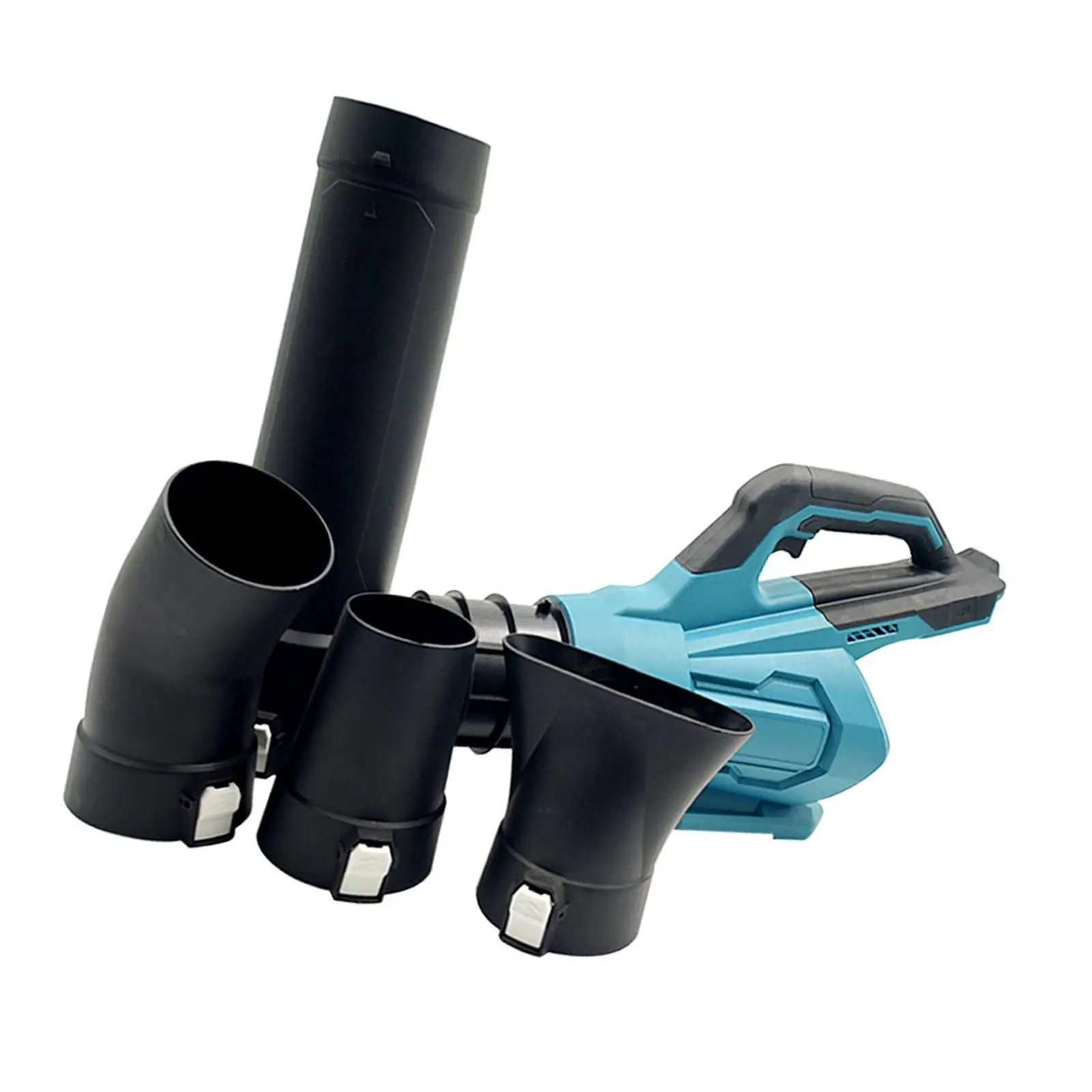 전기 손풍기, 휴대용 송풍기, 21V, 낙엽 제거용, 3개의 교체 가능한 노즐, 잔디 관리용 제설기