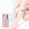 Portable Mini Lipstick Shape Electric Epilator USB Charging Painless Women Shaver Trimmer Body Face Bikini Underarm Hair Removal 5