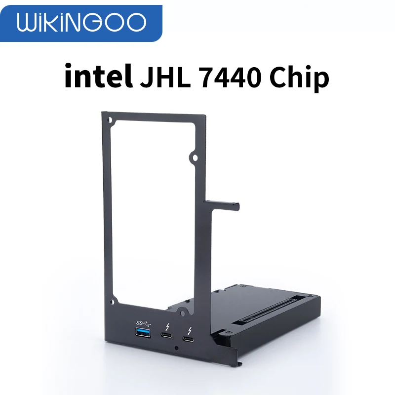Dock Esterno Per Scheda Grafica Con Cavo USB4 - Compatibile Thunderbolt 3/4, Colore Nero, Per Gaming E Lavoro