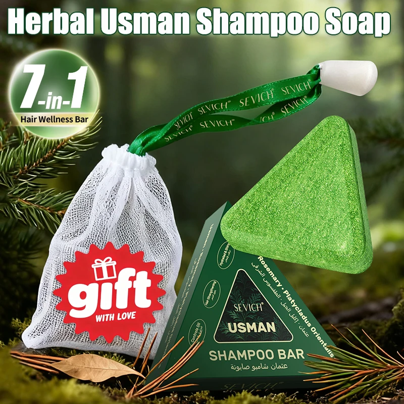 Usman herbe & Platycladus shampooing à base de plantes savon naturel perte de cheveux traiter renforce les racines contrôle l'huile nettoie la croissance des cheveux du cuir chevelu 1 Usman herbe & Platycladus shampooing à base de plantes savon naturel perte de cheveux traiter renforce les racines contrôle l'huile nettoie la croissance des cheveux du cuir chevelu 1