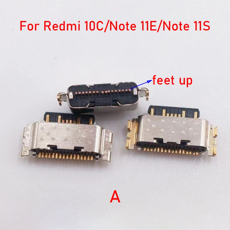 

10pcs USB Charging Port Dock Plug For Xiaomi Redmi 10C Note 11E Pro 11S/Note11 E/Note11S/Note11E Pro/Pad 5 Charger Connector