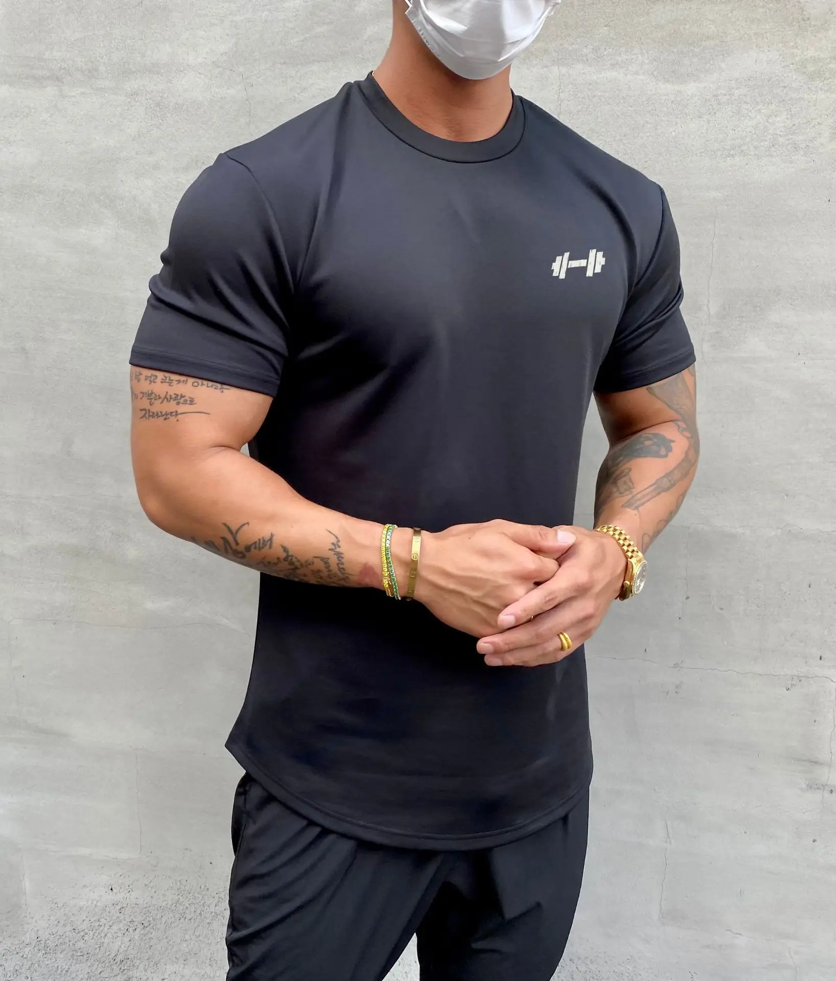 Gym  Muscle Fitness T Shirt 2022 New Brand Men Outdoor Hip Hop Streetwear Loose Half Sleeve Male Summer Bodybuilding Tee Tops sport t shirt T-Shirts