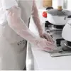 10PCS Waterproof Disposable Gloves Multifunctional Transparent Cleaning Long Gloves Durable Thickened Disposable Hand Sleeves 5