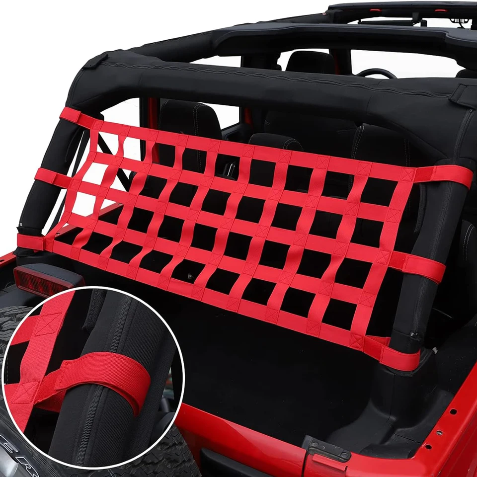 Rete Portaoggetti Auto Adesiva - 2 Pezzi 25x60cm, Per Baule E Sedili - Foto 3