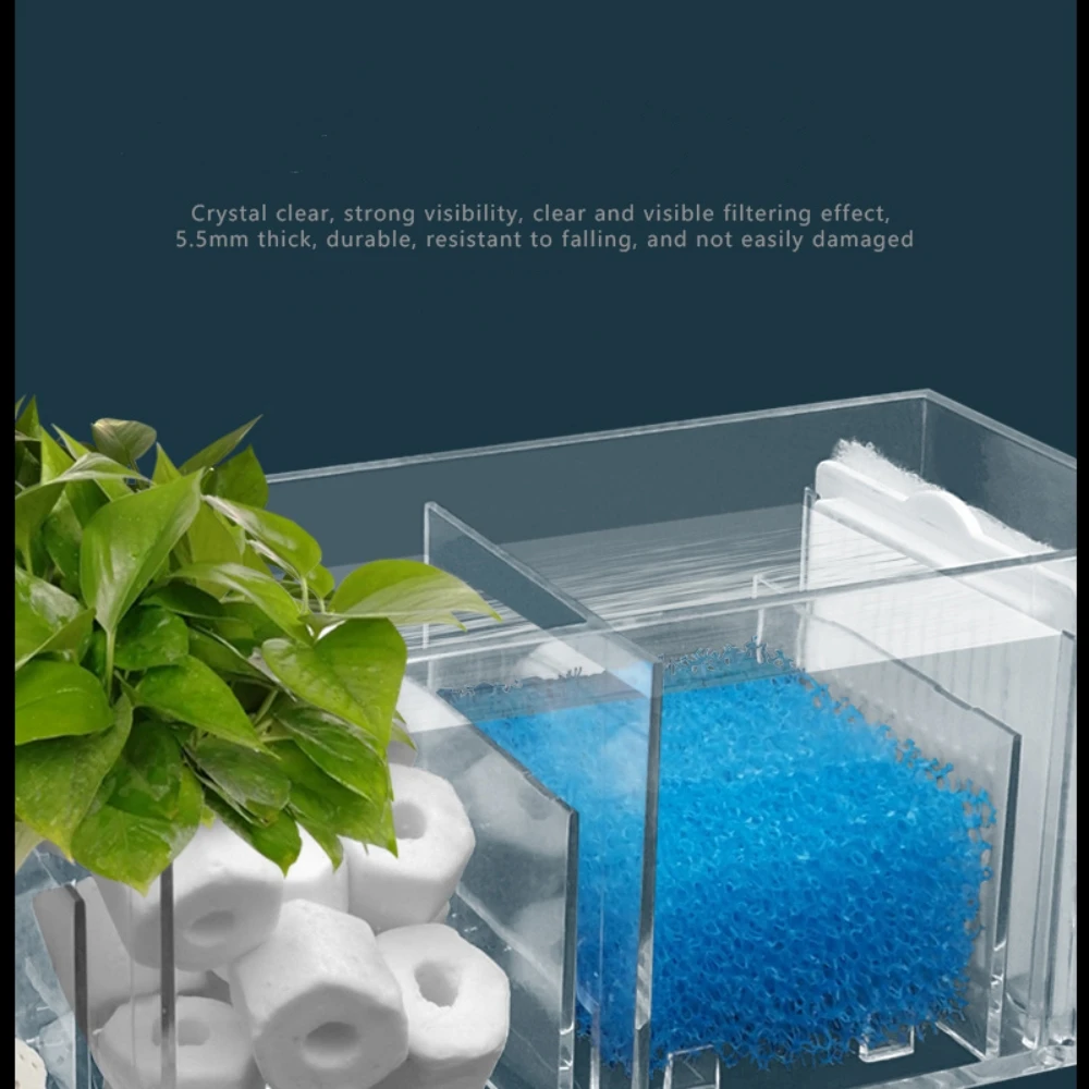 Fish Tank Filter Circulation System Wall Mounted Mute Aquascape Ecological Circulation Water Pump Submersible External