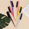 1pcs Hair Teasing Brush, Salon Back Combing Brush Rat Tail Teasing Hair Brush Nylon for Back Combing Styling Tool 2