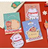 5Pcs/Lot Kawaii Cartoon Little Bear Christmas Post Sticky Notes Cute Bear Sled Snowmen Memo Pad School Office Pasted Notebook 6
