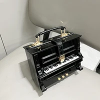 Sacs à main et sacs à main de luxe pour femmes, sac à bandoulière en forme de piano, sacs faits à la main, sacoche, sac de banquet 1