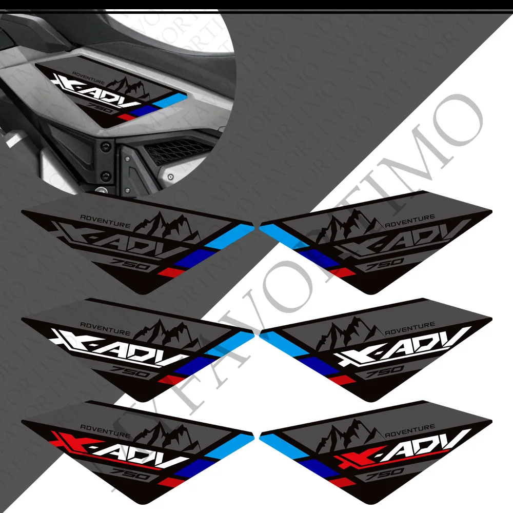 2021 - 2024 Motorcycle Stickers Decals Protector Tank Pad Kit Knee Wheels Body Fender Shell For Honda X-ADV XADV X ADV 750