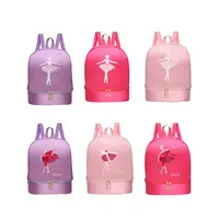 Ballet Dance Backpack Ballet Dance Bag Sweet Portable Casual Daypack Girls 2