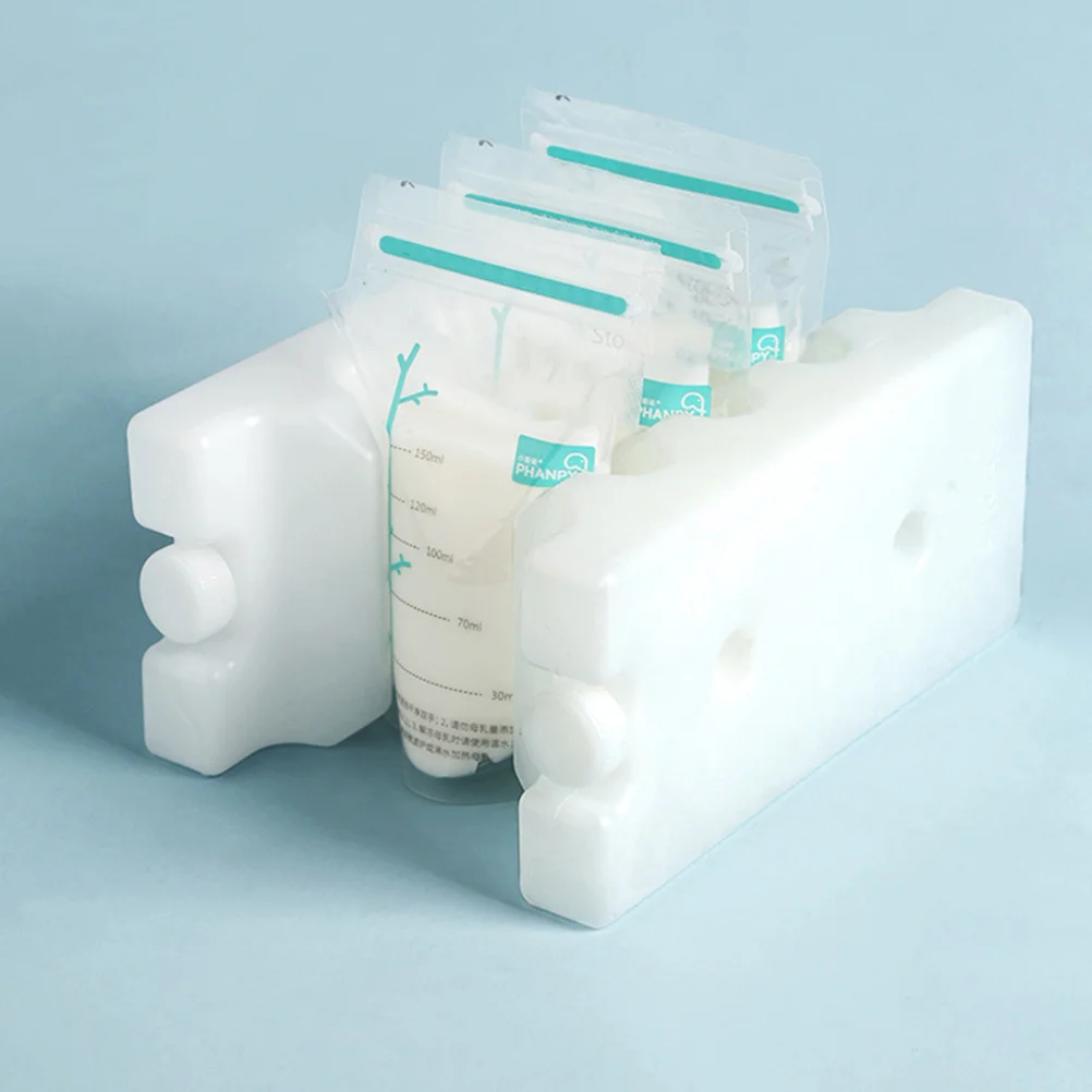 Fresh Ice Box Bags with Drawstring Breastmilk Storage Cooler Cubes Reusable Pop 6