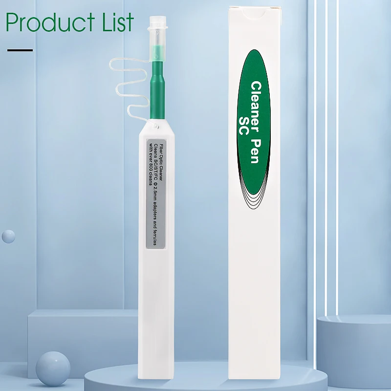 FTTH Kit De Nettoyage Pour Fibre Optique Avec Cassette De Nettoyage Pour Connecteurs FC SC ST LC MU MPO 1,25 Mm/2,5 Mm