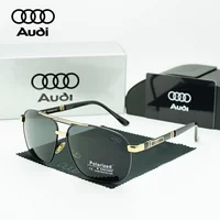 AUDI Polarized Sunglasses for Men Business Driving Shades Classic Male Sun Glasses Sun Protection UV400 Pilot Eyewear