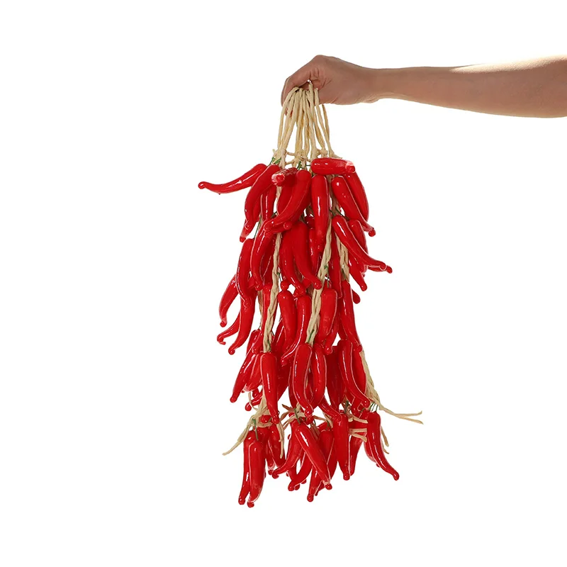 Künstliche Obst Gemüse Gefälschte Chili Knoblauch Kürbis Für Home Küche Bauernhof Party Wand Hängende Dekoration Schaum Pfeffer Saiten – Detail 14