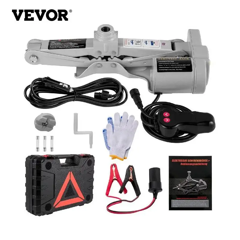 Vevor 3 Ton Electric Car Jack Lifting Set Dc 12v Car Scissors Floor