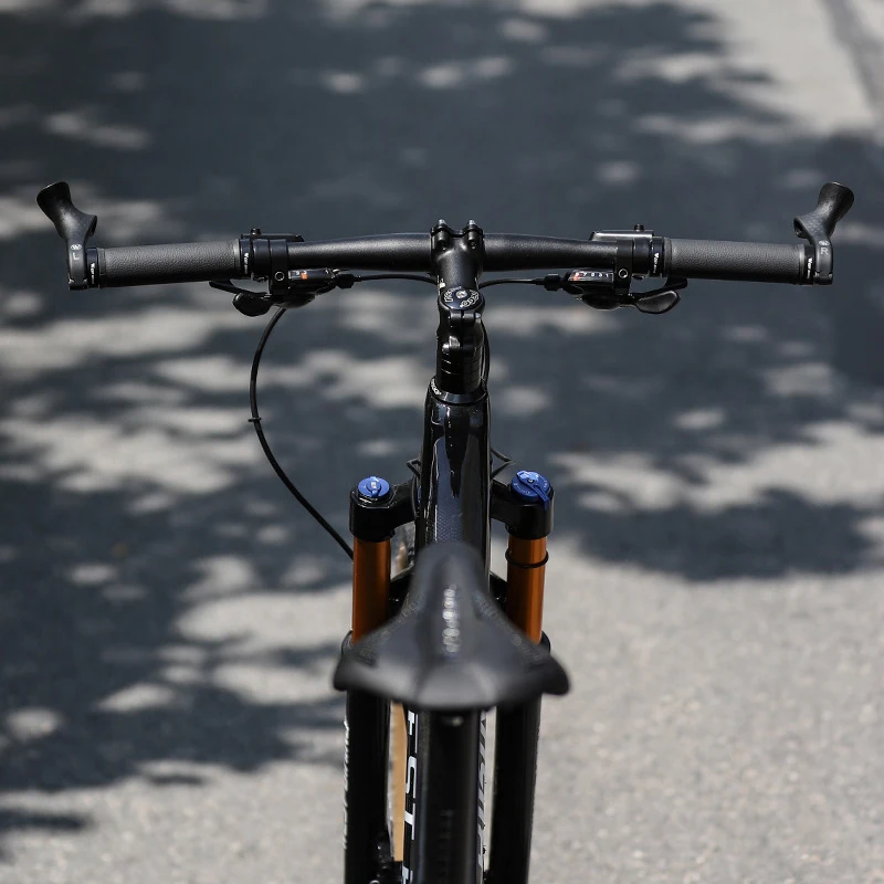 Poignée de vélo rétro en cuir de vache pour vtt, g... - Grandado