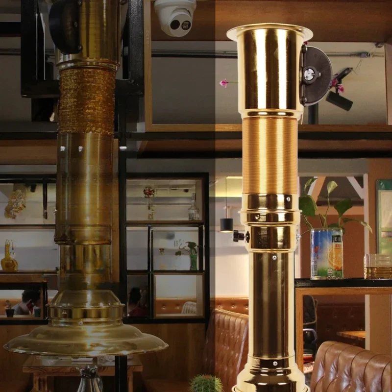 Retractable Korean Barbecue Shop Smoke Exhaust Pipe Kitchen Restaurant Big Suction Barbecue Smoke Exhaust Equipment 4