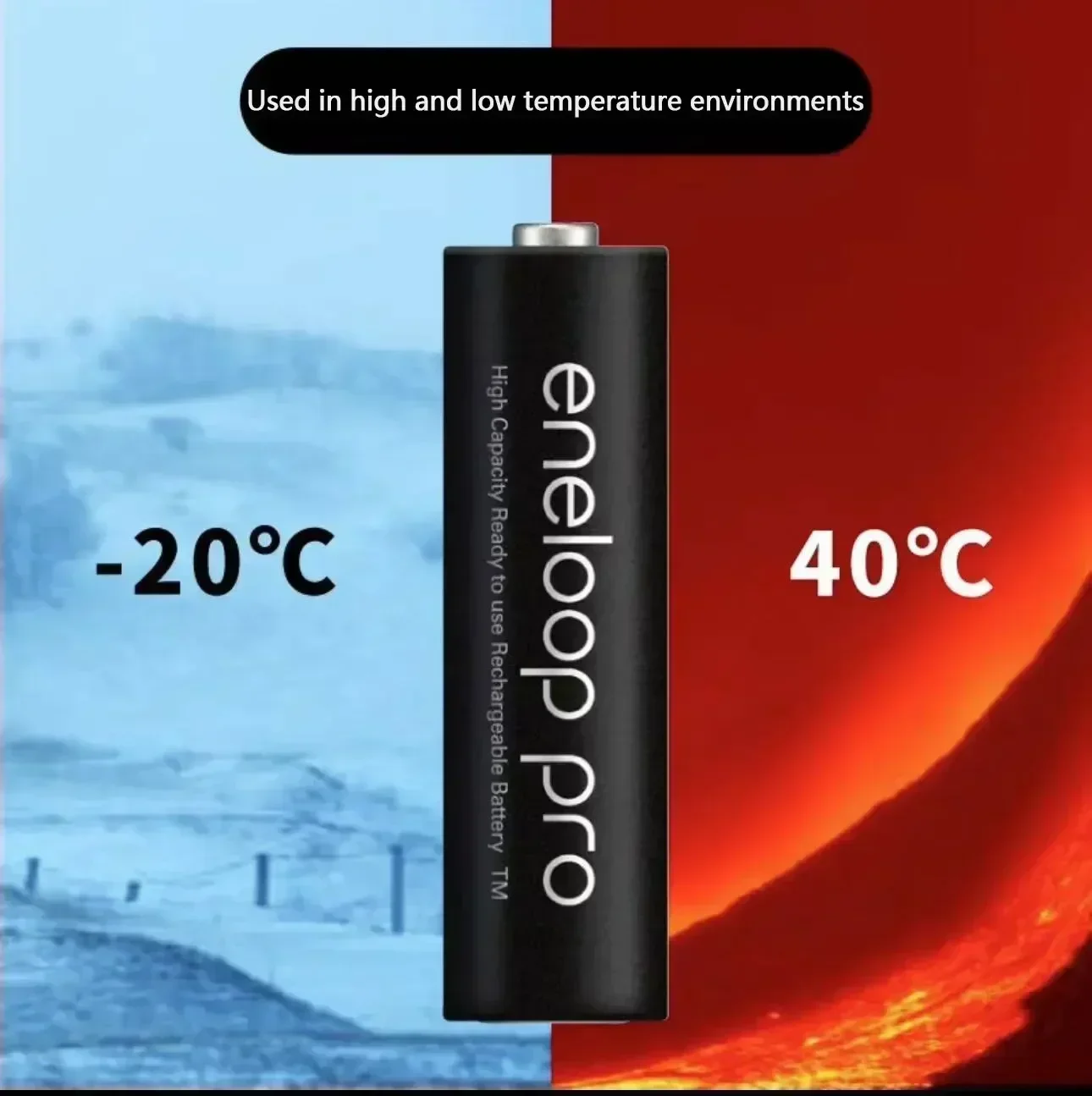 Panasonic Eneloop Original Battery Pro AA 2550mAh 1.2V NI-MH Camera Flashlight Toy Pre-Charged Rechargeable Batteries