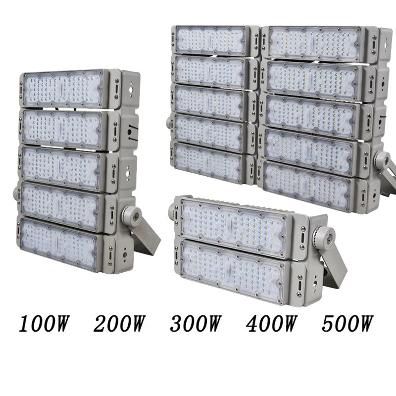 

Outdoor waterproof IP66 100W 200W 300W Stadium Light Square Flood Light Ra80 Foco Led Reflector Flood Lights AC85-265V