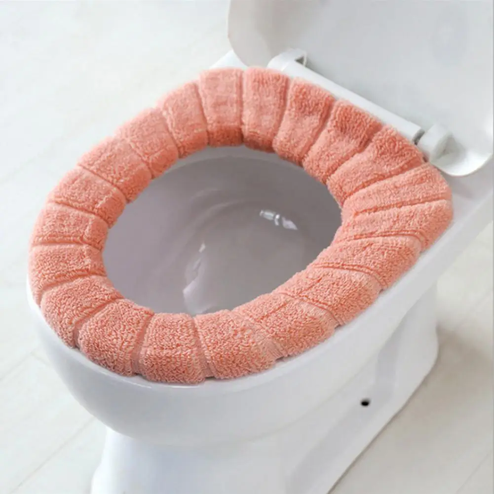 Toilettensitz-Bezug WC weich Überzug Warmer Waschbar Cover Matte-Pads- H9H6
