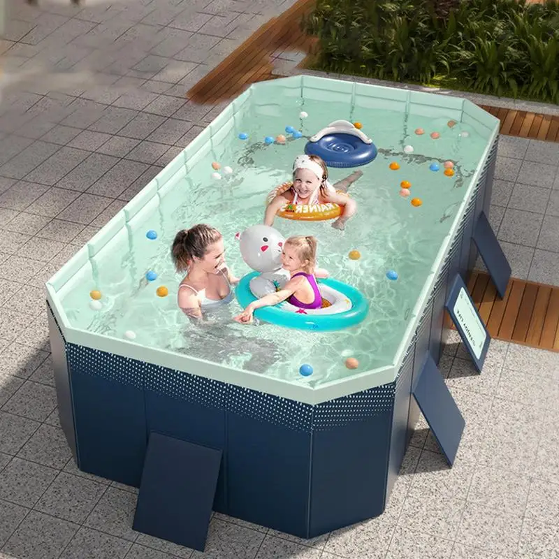 

Portable Swimming Pool Outdoor Large Pet Pools Collapsible Bathing Pool For Dogs Pets Puppy Wash Bathing Tub Summer Cooling Pool