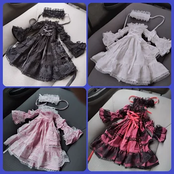 30 cm 1/4 1/6 bjd vestiti per bambini 1/4 bambola corte lolita gonna SD abito retrò abito da principessa