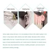 20pcs Plastic Waterproof Ear Protector For Baby Kids Adults Swimming Cover Caps Disposable Ear Stickers Swimming Cover Ear Paste 4