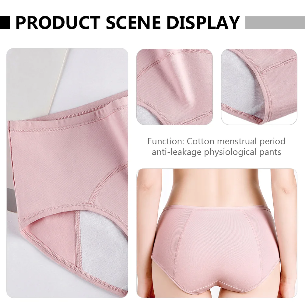 Urinary Urinary Incontinence Panties Women Waterproof Anti-side Leakage Menstrual Pants Miss Panties Ladies Lingerie Fabric 2