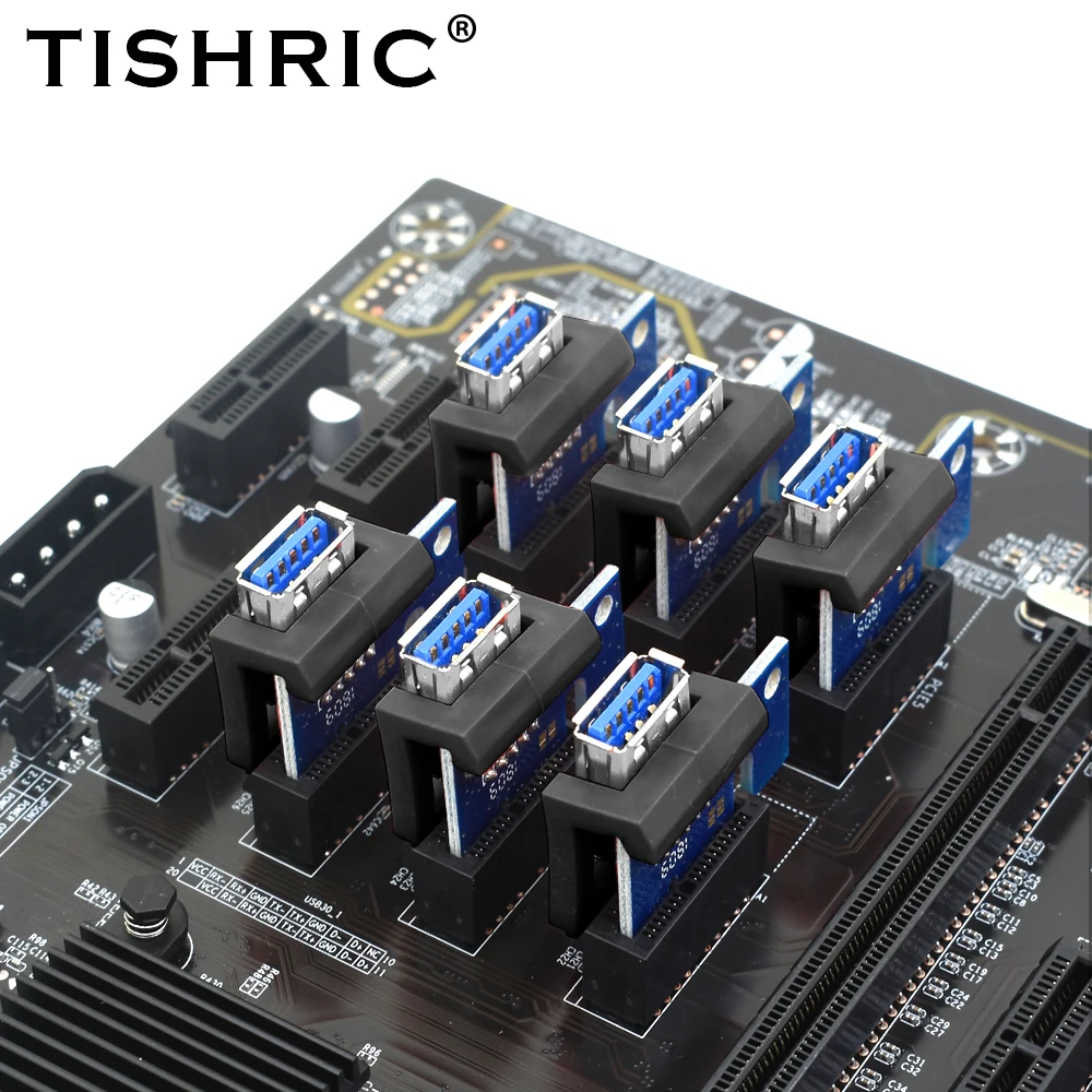 TISHRIC Riser 1x Retainer Mount Locker PCIE Riser Cable 5/10/20PCS