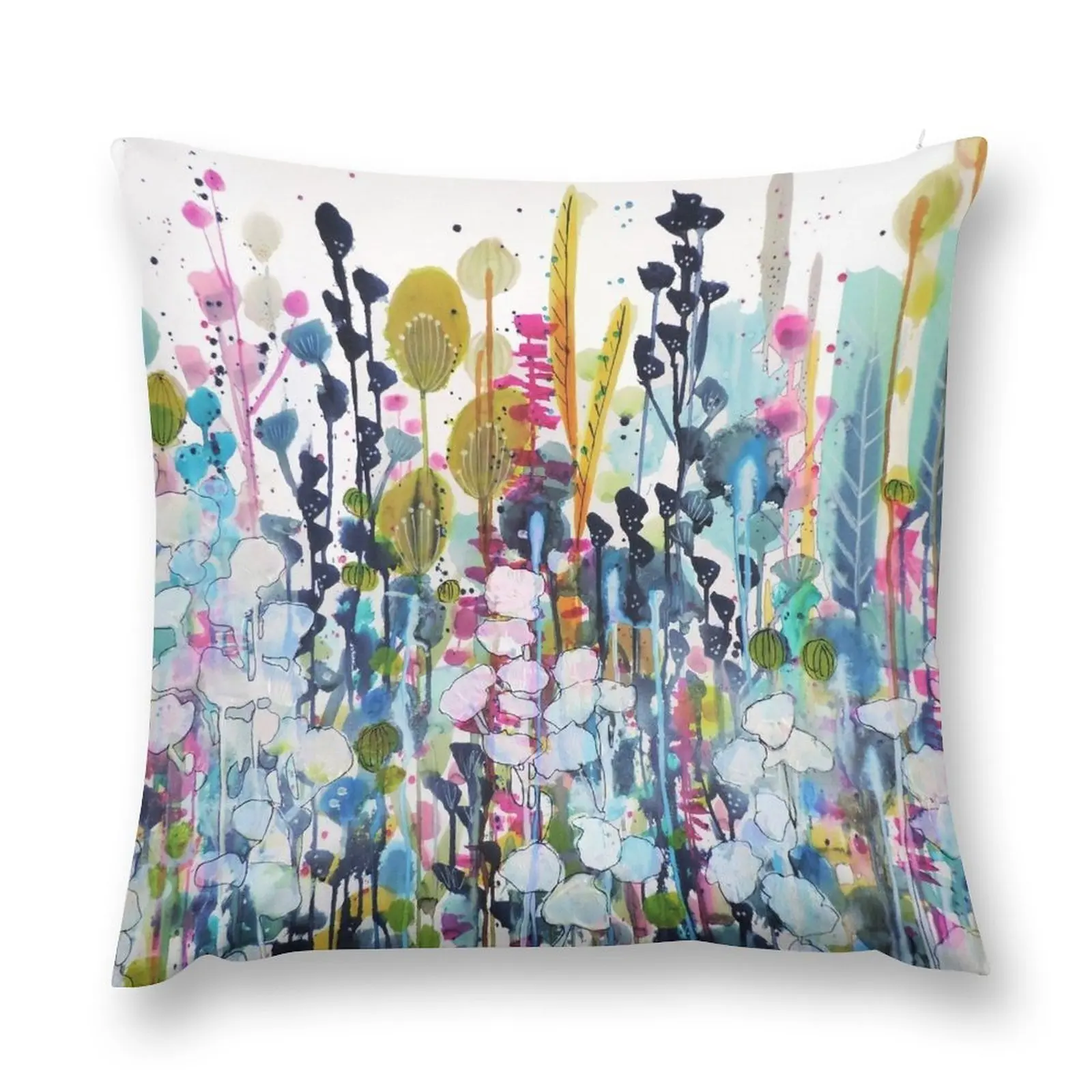 

colorful side road Throw Pillow Cushions anime girl Pillow Decor Luxury Sofa Cushions