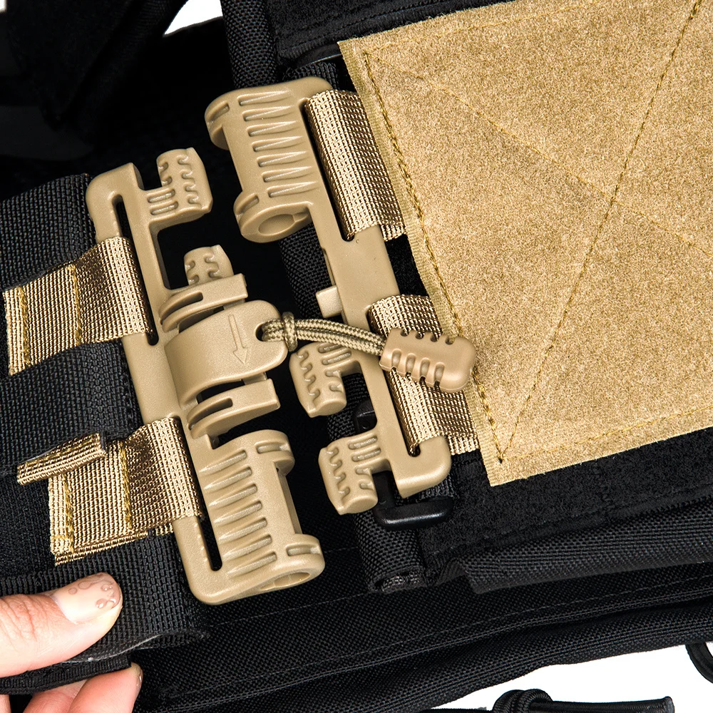 Tactical Airsoft Quick Release Cummerbund MOLLE Removal Buckle ROC Conversion Kit For JPC CPC NCP XPC 6094 420 Hunting Vest