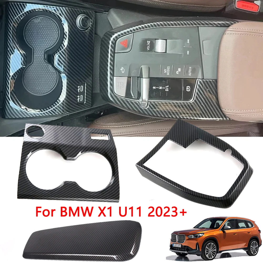 Portabicchieri Per BMW X1 IX1 U11 2022-2024 - Inserti TPE Anti-rovesciamento