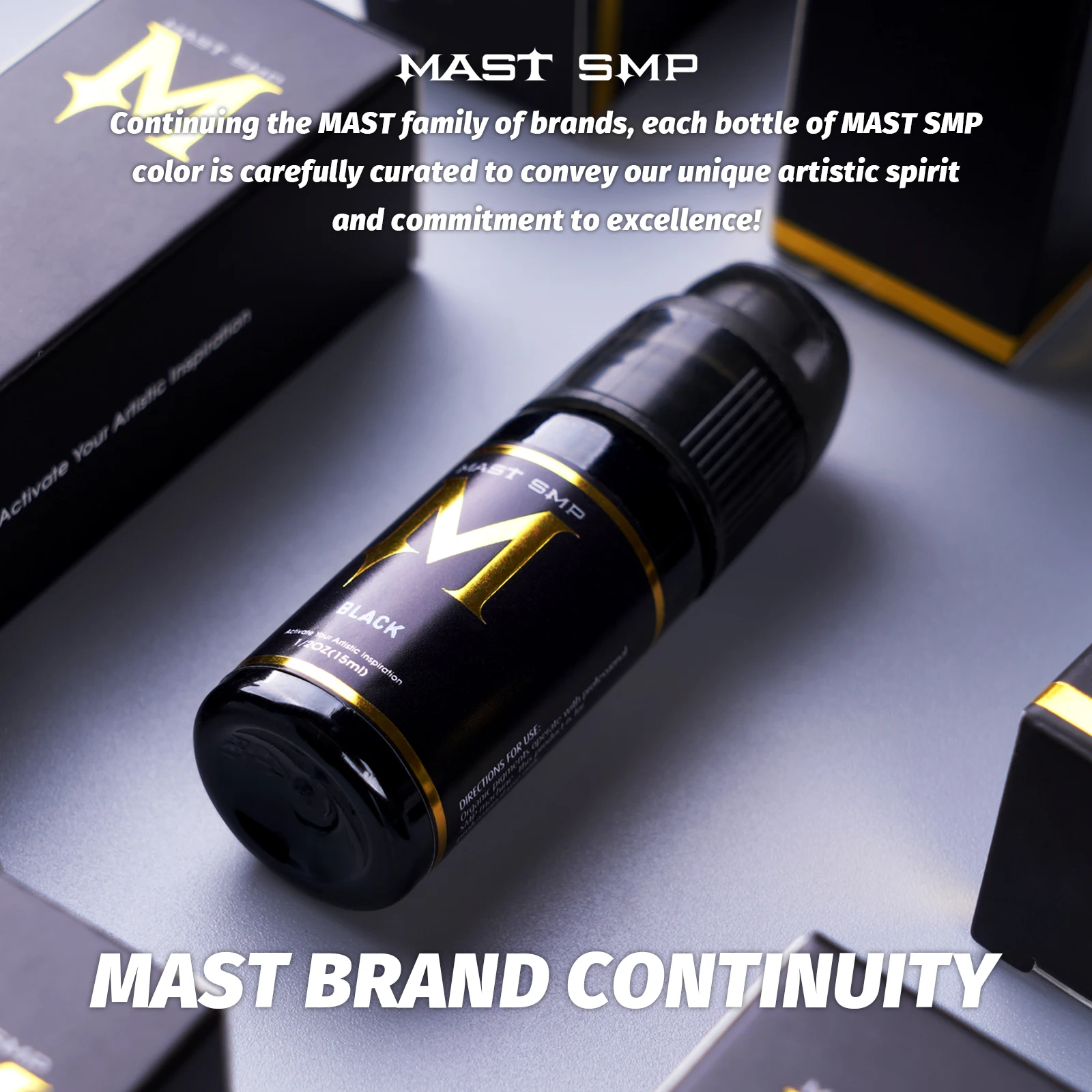 Mast SMP Inl 0.5oz 15ML Professional Scalp Tattoo Non-Toxic Ink Tattoo Supplies Multiple Colors