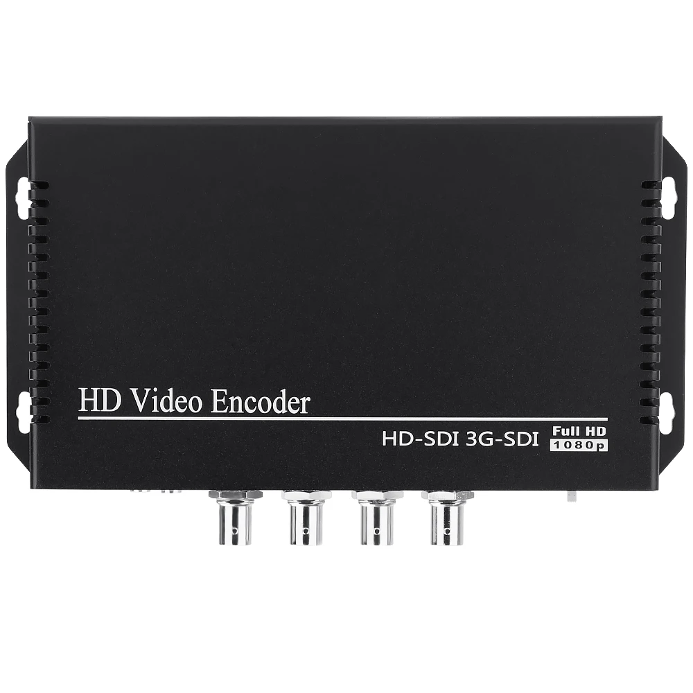 4 Channels H.264 SD HD 3G SDI To IP Live Video Streaming Encoder With RTMPS HTTP RTSP RTMP UDP HLS