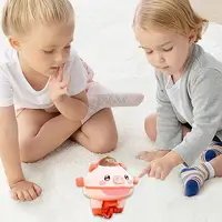 Balance Pig Toy Pig Gyroscope Unicycle Girl Electric Toy Cute Novelty Tightrope Walking Black Technology Walking Unicycle Toy 2