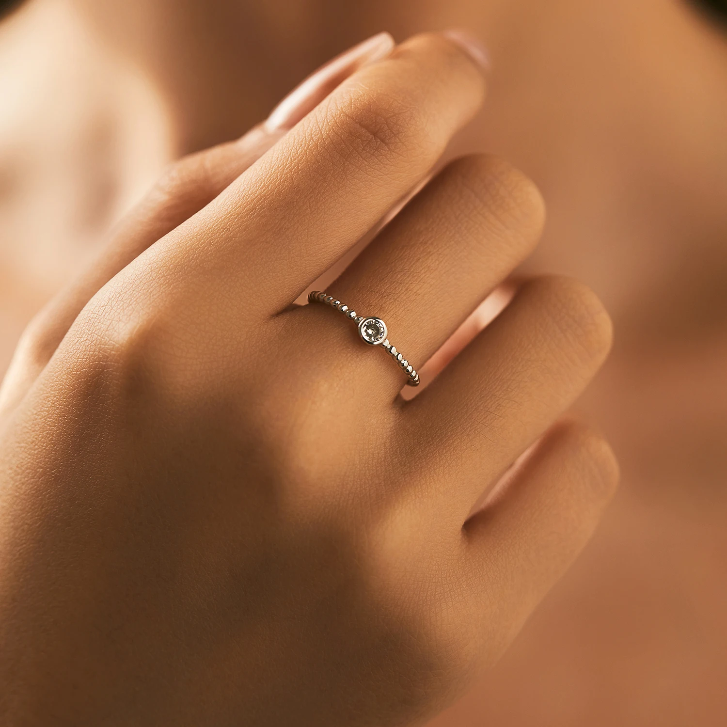 YANLOK 925 Sterling Silver Delicate VVS1 D Color Round