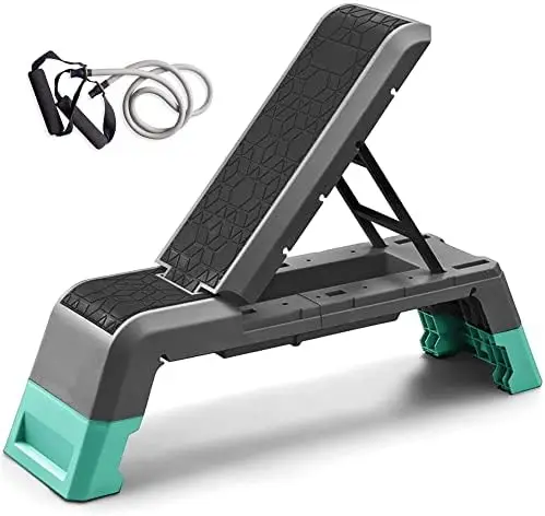 

Multifunctional Aerobic Deck with Cord Workout Platform Adjustable Dumbbell Bench Weight Bench Professional Fitness Equipment fo