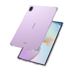 Enhanced Protective Case - Thickened Airbag Soft Silicone Transparent Cover with TPU Shell, 11.5 Inch for MatePad 11.5 2025 (Clear)
