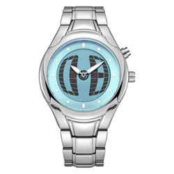Men's Dual Movement Quartz Watch with Electronic Display, Water - Resistant & Luminous Dial (SKY BLUE)