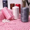 100g/Roll 3mm Width Flat Summer Ice Mercerized Twine Yarns For Knitting And Crochet Seat Cushion Sun Hat Etc. BDX 4