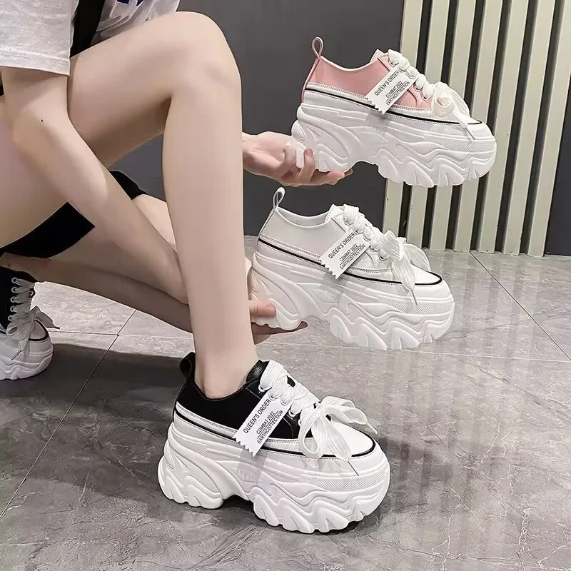 Womens Breathable Vulcanized Shoes Women Thick Bottom Low Top Casual Sports Shoes Zapatos Mujer Sapatos Femininos designer shoes