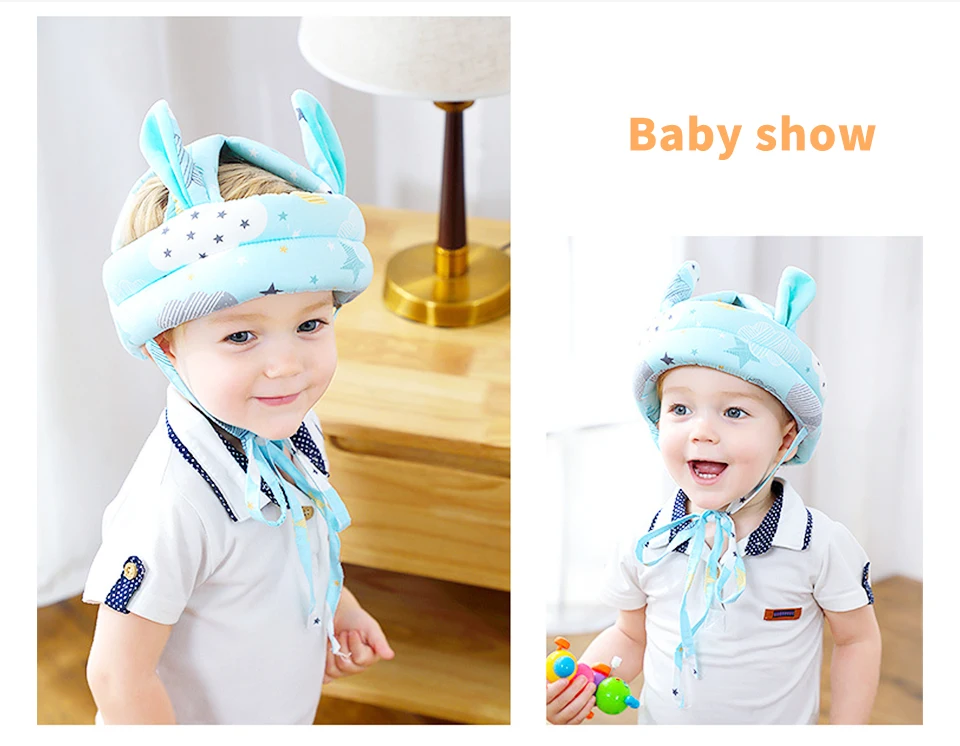 Kleinkind Baby Schutzhelm Baby Hut Helme lernen zu laufen Hut Baby Schutz  Spiel helm weiche bequeme Geschirre Mütze - AliExpress