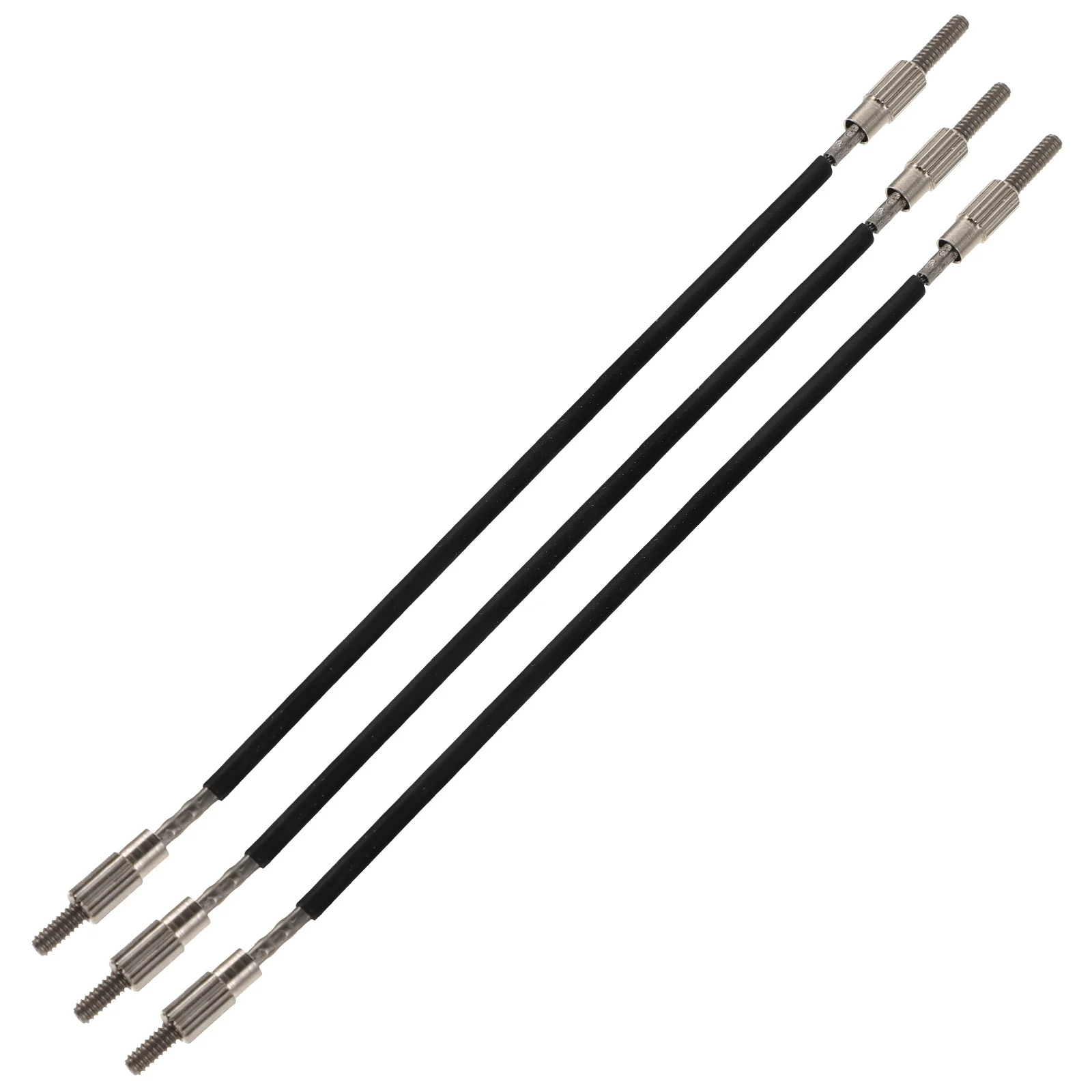 

3 Pcs Violin Tail Rope Tailpiece Part Cord 4/4 Accessories Kit Hardware End Tailgut Steel Wire