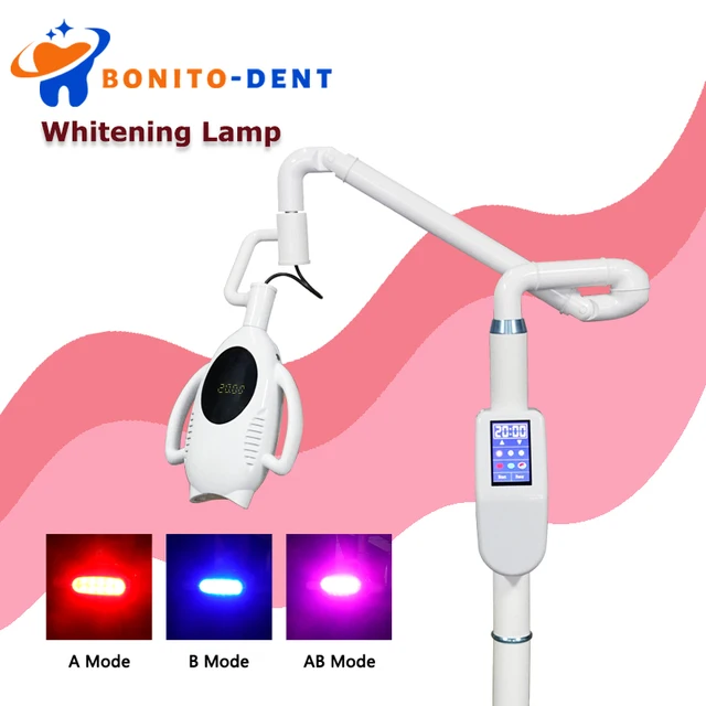3 Colors Dental Teeth Whitening Built-in 10 Leds Lights Accelerator Light Led Teeth Whitening Bleaching Lamp Dental Equipment