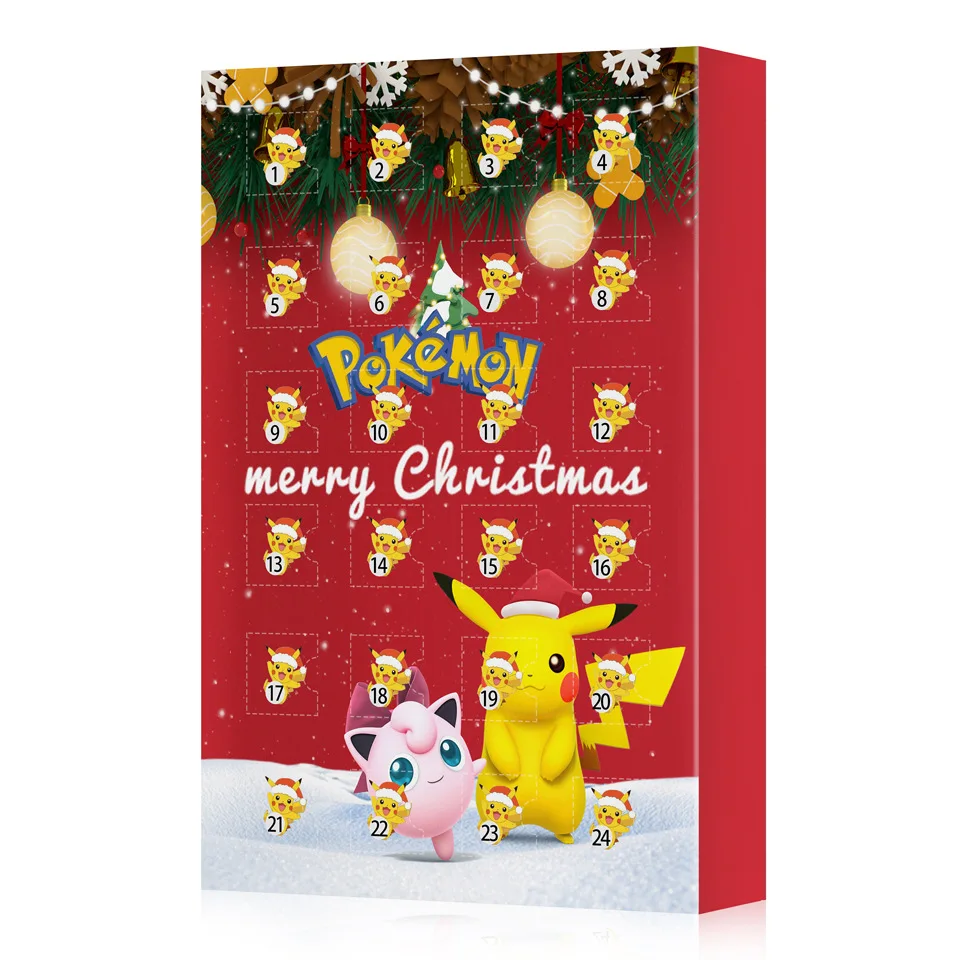 Pokémon Holiday Advent Calendar for Kids, Boys & Girls - 24 Piece Gift  Playset - Characters Featured: Pikachu, Eevee, Charmander & More! - 16  Holiday