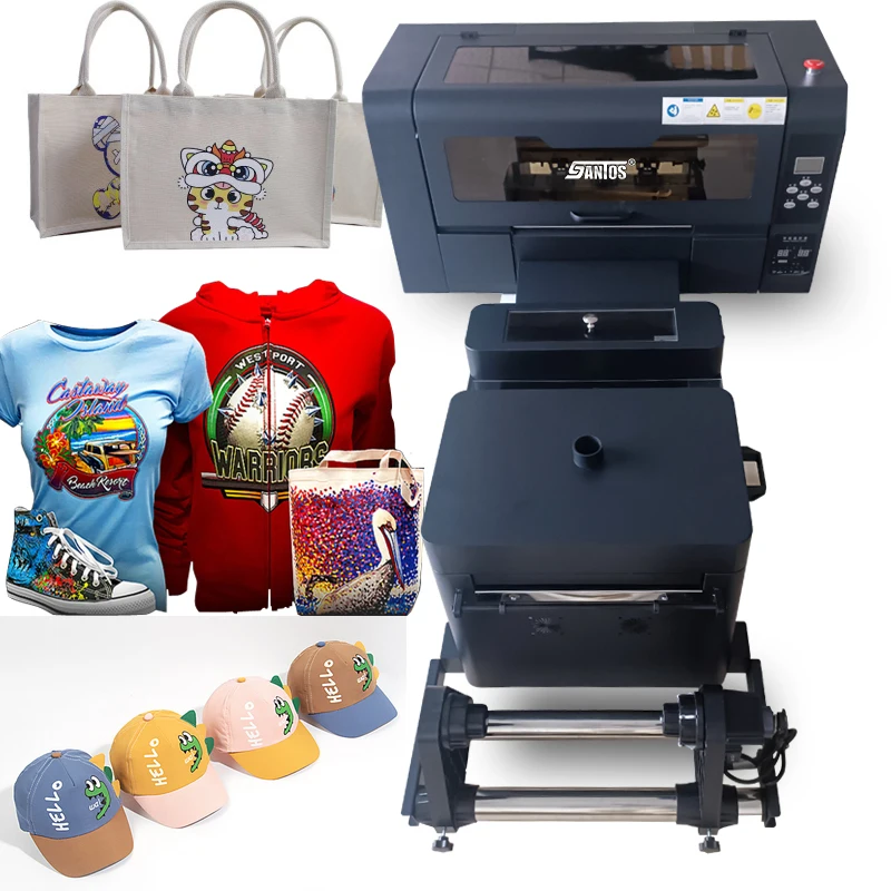 

A3 Dtf Printer With Dual Xp600 Printhead T-Shirt Printing Machine Heat Transfer Direct To Film A3 Dtf Printer Powder Shaker