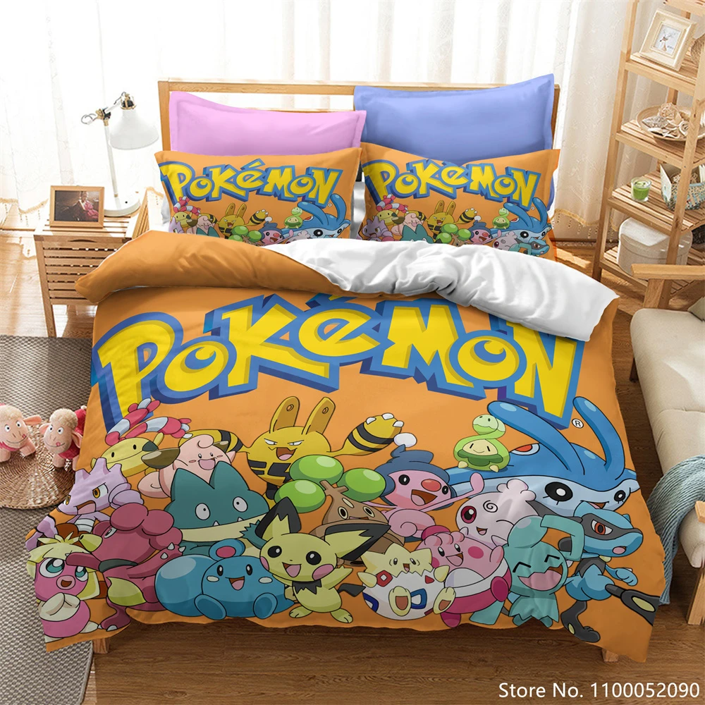 Pikachu And Evee Pokemon Bedding Set atelieryuwa.ciao.jp