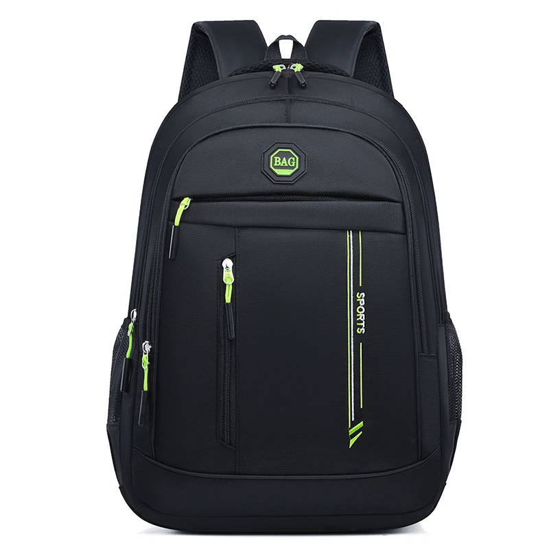 Men's large capacity Backpack - laptop backpack, side pocket - durable, adjustable shoulder strap, safety zipper closure